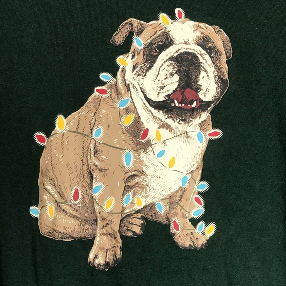 CLUB ROOM Christmas Lights Dog Shirt - Picture 1 of 6
